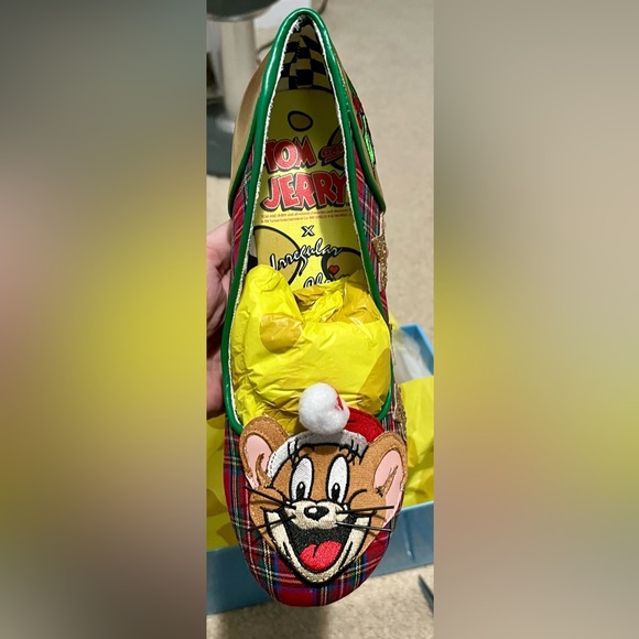 New Irregular Choice Tom & Jerry Best Present Mid Heels Holiday Christmas 7.5 - Picture 7 of 8